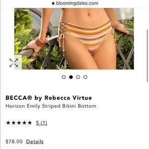 **WORN ONCE** BECCA Bikini Bottom, M